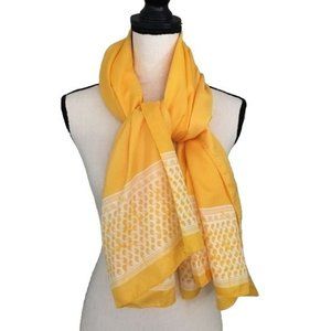 Large Bright Yellow Scarf